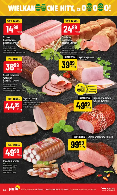 POLOmarket - gazetka promocyjna Gazetka od środy 01.04 do soboty 04.04 - strona 28