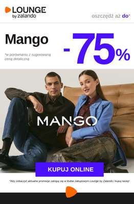 Lounge by Zalando - gazetka promocyjna Do -75% Mango od poniedziałku 30.03 do środy 01.04