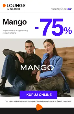Lounge by Zalando - gazetka promocyjna Do -75% Mango od poniedziałku 30.03 do środy 01.04