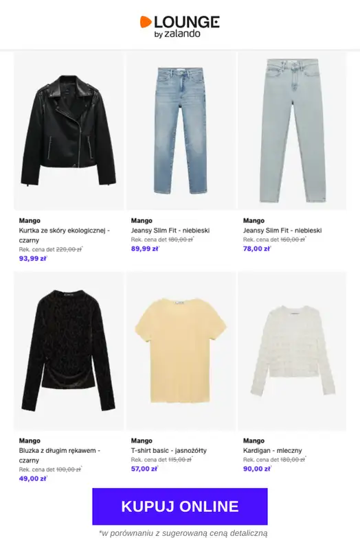 Lounge by Zalando - gazetka promocyjna Do -75% Mango od poniedziałku 30.03 do środy 01.04 - strona 8
