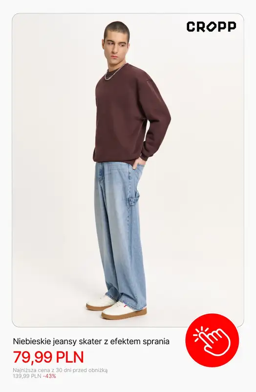 Cropp - gazetka promocyjna Mid Season SALE dla niego od poniedziałku 30.03  - strona 5