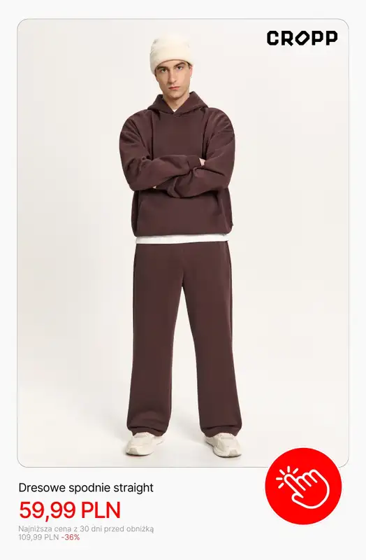 Cropp - gazetka promocyjna Mid Season SALE dla niego od poniedziałku 30.03  - strona 9