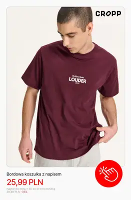 Cropp - gazetka promocyjna Mid Season SALE dla niego od poniedziałku 30.03  - strona 10