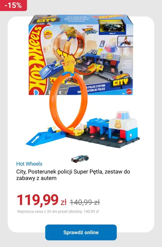 Smyk - gazetka promocyjna Hot Wheels do -40% od poniedziałku 30.03 do wtorku 07.04 - strona 9