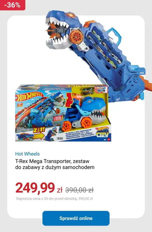 Smyk - gazetka promocyjna Hot Wheels do -40% od poniedziałku 30.03 do wtorku 07.04 - strona 6
