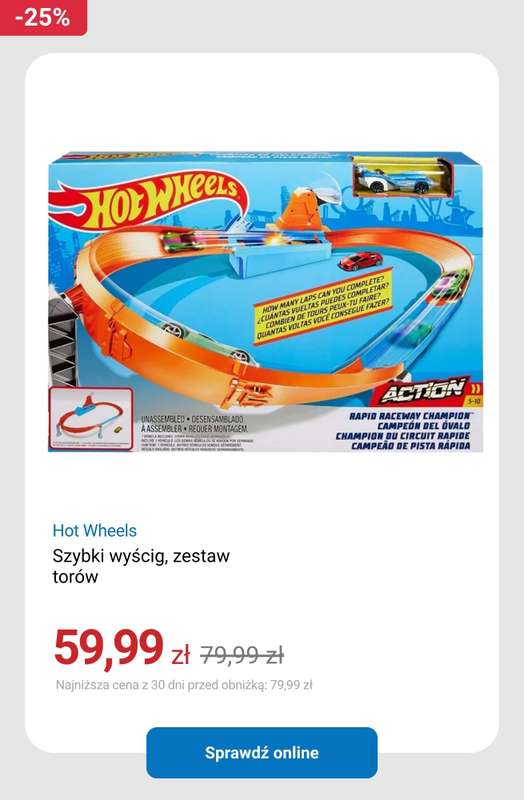 Smyk - gazetka promocyjna Hot Wheels do -40% od poniedziałku 30.03 do wtorku 07.04 - strona 4