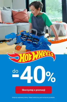 Smyk - gazetka promocyjna Hot Wheels do -40% od poniedziałku 30.03 do wtorku 07.04