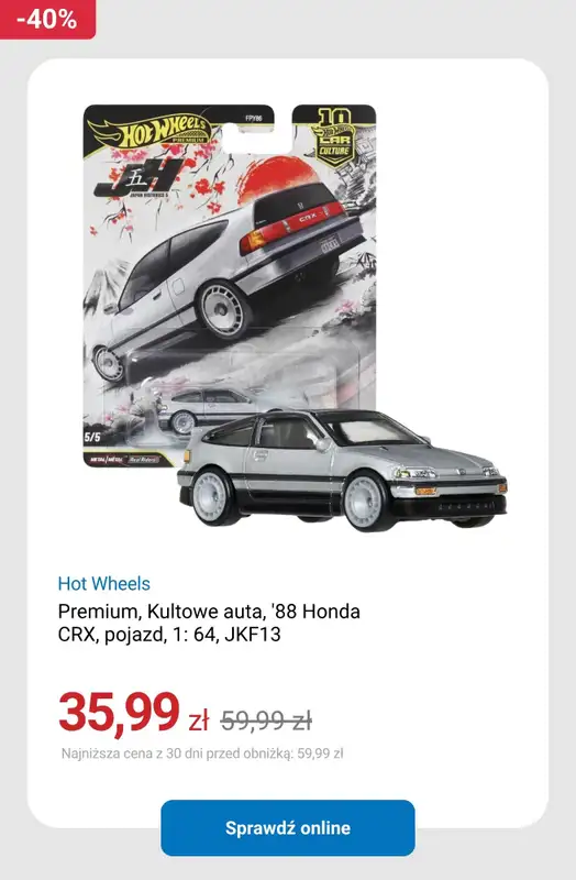 Smyk - gazetka promocyjna Hot Wheels do -40% od poniedziałku 30.03 do wtorku 07.04 - strona 5