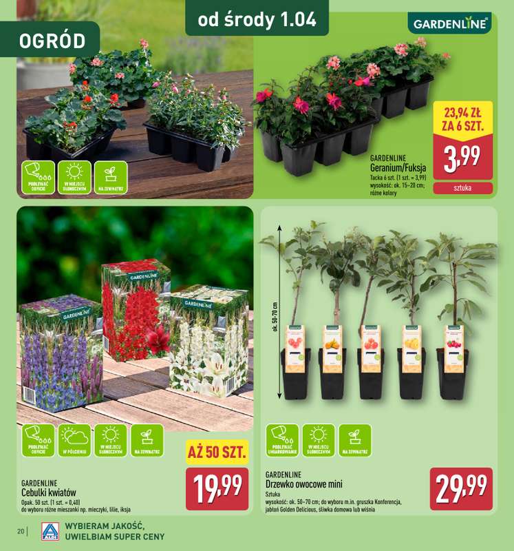 Aldi - gazetka promocyjna Katalog ogrodowy Aldi! od środy 25.02 do soboty 04.04 - strona 20