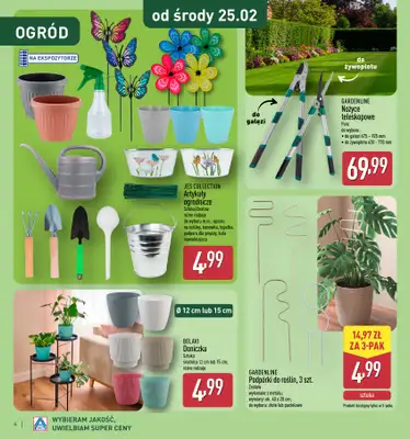 Aldi - gazetka promocyjna Katalog ogrodowy Aldi! od środy 25.02 do soboty 04.04 - strona 4