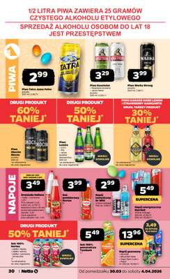 Netto - gazetka promocyjna Gazetka od poniedziałku 30.03 do soboty 04.04 - strona 30