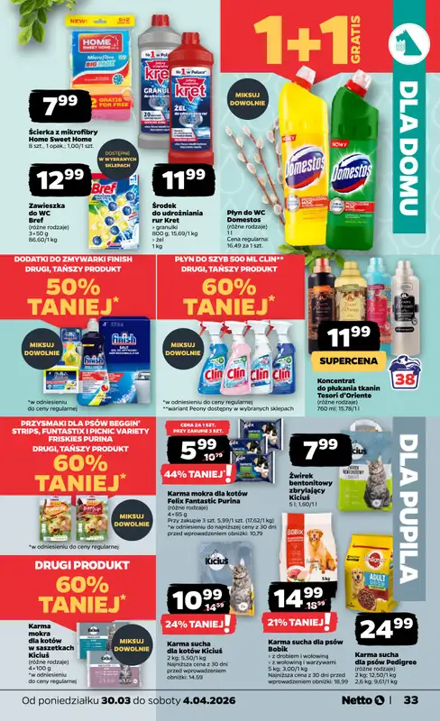 Netto - gazetka promocyjna Gazetka od poniedziałku 30.03 do soboty 04.04 - strona 33