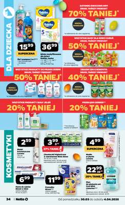 Netto - gazetka promocyjna Gazetka od poniedziałku 30.03 do soboty 04.04 - strona 34