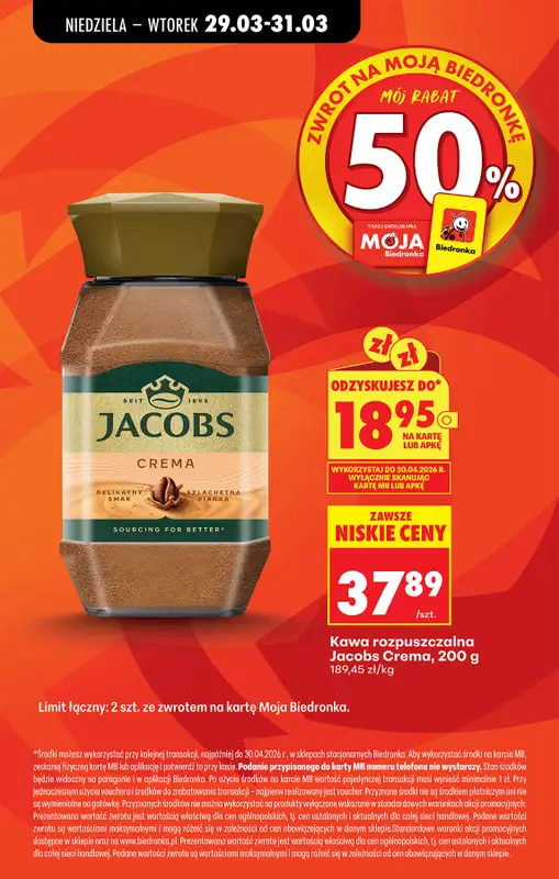 Biedronka - gazetka promocyjna Gazetka od niedzieli 29.03 do soboty 04.04 - strona 92