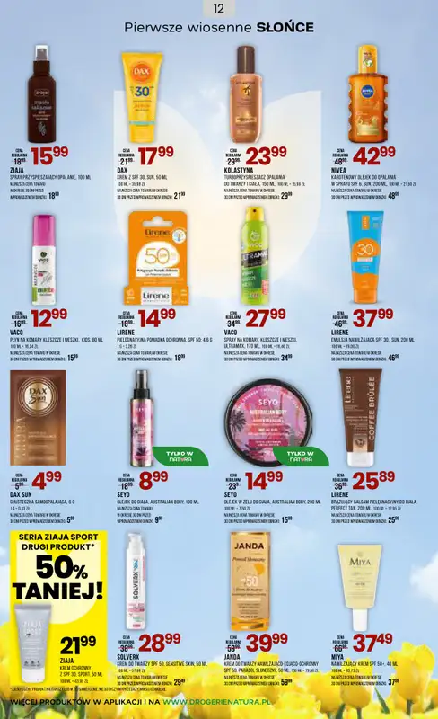 Drogerie Natura - gazetka promocyjna Gazetka od wtorku 31.03 do czwartku 16.04 - strona 12