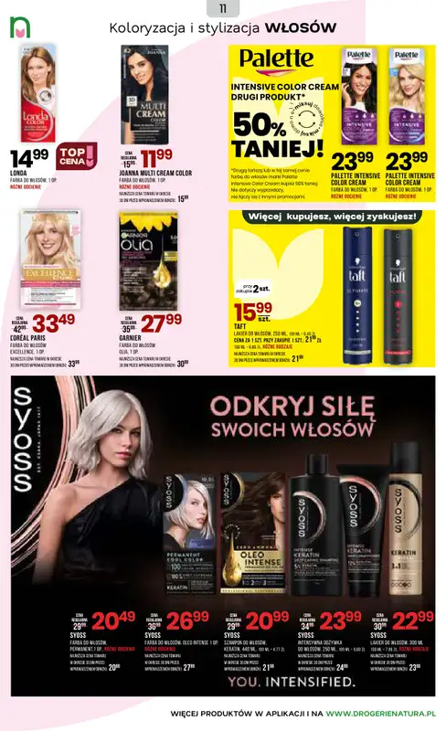 Drogerie Natura - gazetka promocyjna Gazetka od wtorku 31.03 do czwartku 16.04 - strona 11