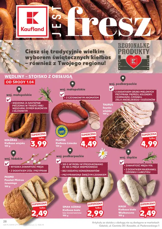 Kaufland - gazetka promocyjna Gazetka Tygodnia od środy 01.04 do środy 08.04 - strona 28