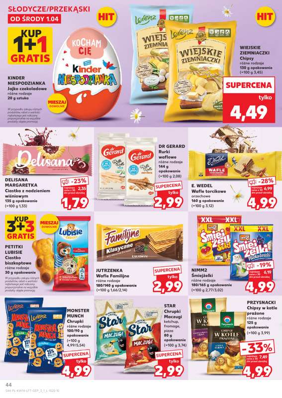Kaufland - gazetka promocyjna Gazetka Tygodnia od środy 01.04 do środy 08.04 - strona 44