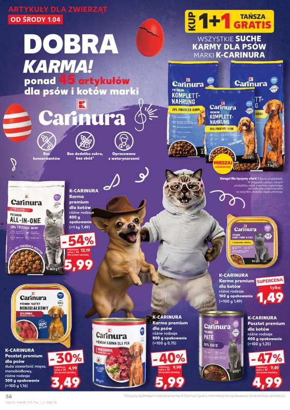 Kaufland - gazetka promocyjna Gazetka Tygodnia od środy 01.04 do środy 08.04 - strona 56