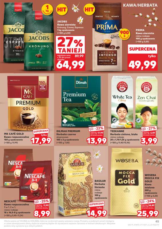 Kaufland - gazetka promocyjna Gazetka Tygodnia od środy 01.04 do środy 08.04 - strona 45