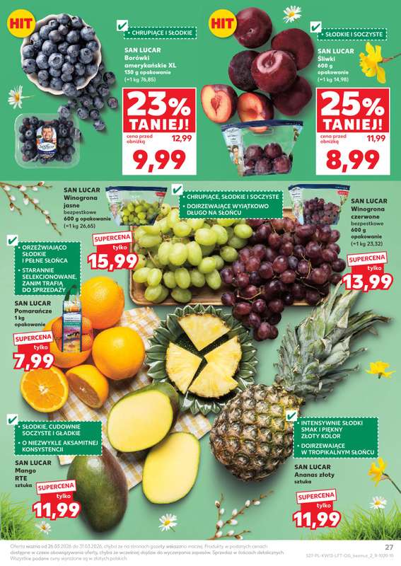 Kaufland - gazetka promocyjna Gazetka Tygodnia od czwartku 26.03 do wtorku 31.03 - strona 27