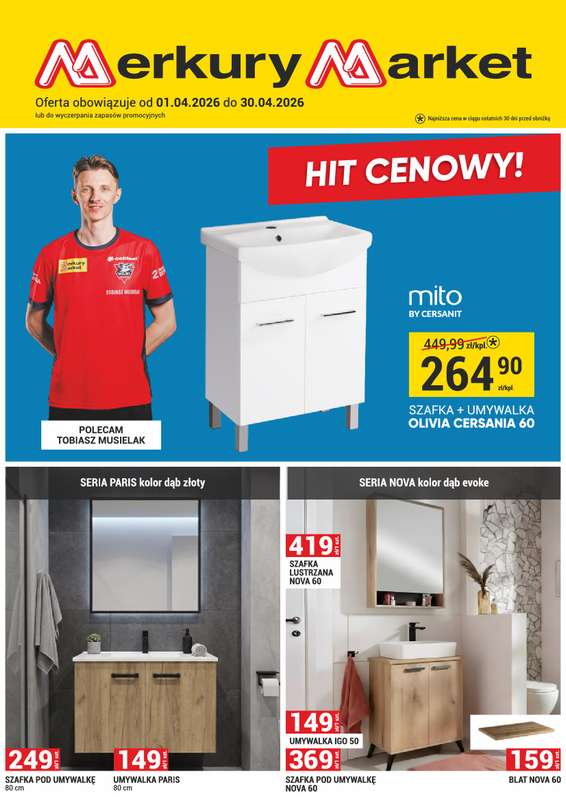 Merkury Market - gazetka promocyjna Gazetka od środy 01.04 do czwartku 30.04