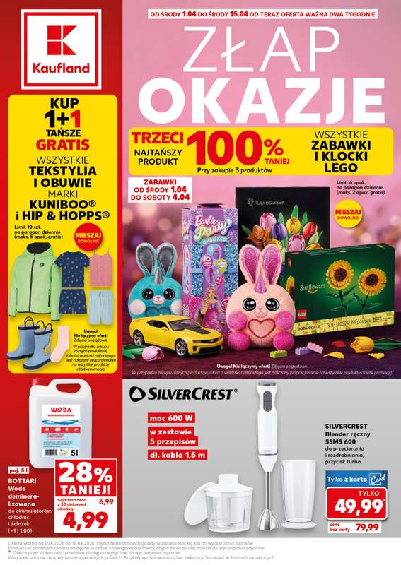 Kaufland - gazetka promocyjna Oferta Kaufland - Non Food od środy 01.04 do środy 15.04