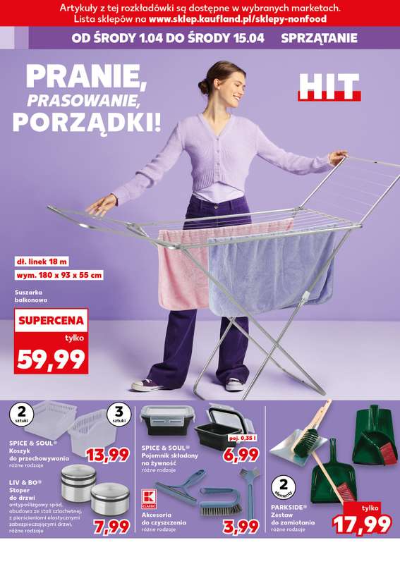 Kaufland - gazetka promocyjna Oferta Kaufland - Non Food od środy 01.04 do środy 15.04 - strona 14