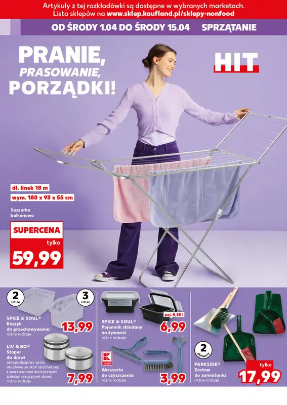 Kaufland - gazetka promocyjna Oferta Kaufland - Non Food od środy 01.04 do środy 15.04 - strona 14