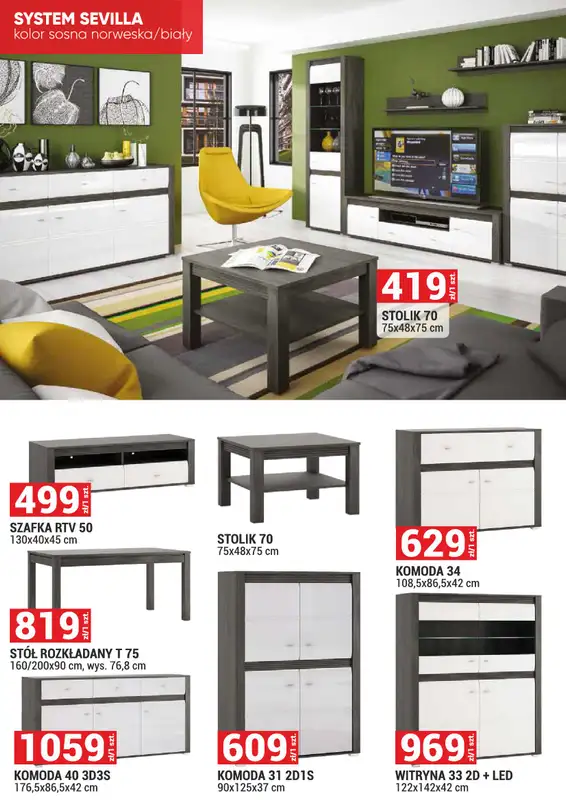 Merkury Market - gazetka promocyjna Meble, wypoczynki, materace od środy 01.04 do czwartku 30.04 - strona 26