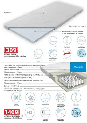 Merkury Market - gazetka promocyjna Meble, wypoczynki, materace od środy 01.04 do czwartku 30.04 - strona 36