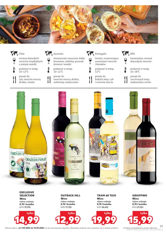 Kaufland - gazetka promocyjna Barek Kauflandu  do środy 15.04 - strona 31