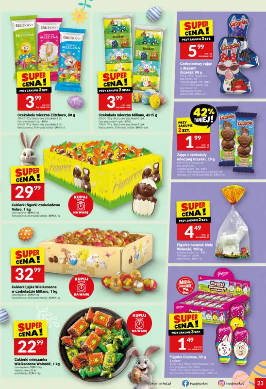 Twój Market - gazetka promocyjna Gazetka od środy 01.04 do wtorku 07.04 - strona 23