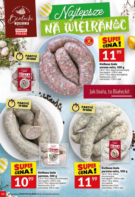 Twój Market - gazetka promocyjna Gazetka od środy 01.04 do wtorku 07.04 - strona 14