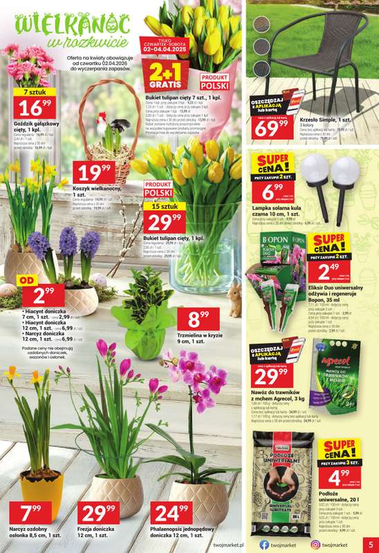 Twój Market - gazetka promocyjna Gazetka od środy 01.04 do wtorku 07.04 - strona 5