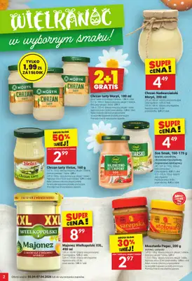 Twój Market - gazetka promocyjna Gazetka od środy 01.04 do wtorku 07.04 - strona 2