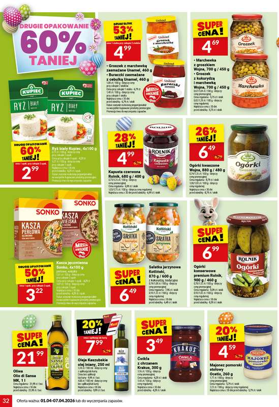 Twój Market - gazetka promocyjna Gazetka od środy 01.04 do wtorku 07.04 - strona 32