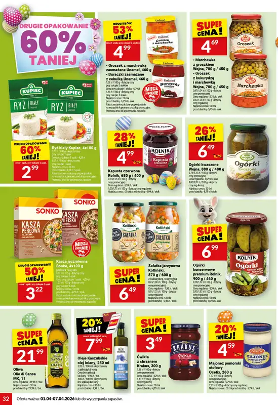Twój Market - gazetka promocyjna Gazetka od środy 01.04 do wtorku 07.04 - strona 32