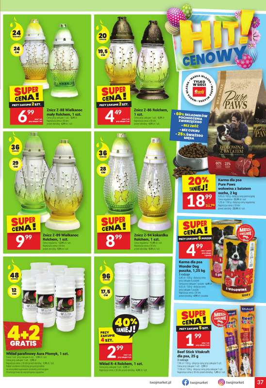 Twój Market - gazetka promocyjna Gazetka od środy 01.04 do wtorku 07.04 - strona 37