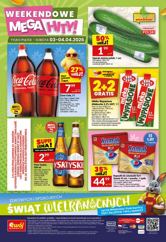 Twój Market - gazetka promocyjna Gazetka od środy 01.04 do wtorku 07.04 - strona 40
