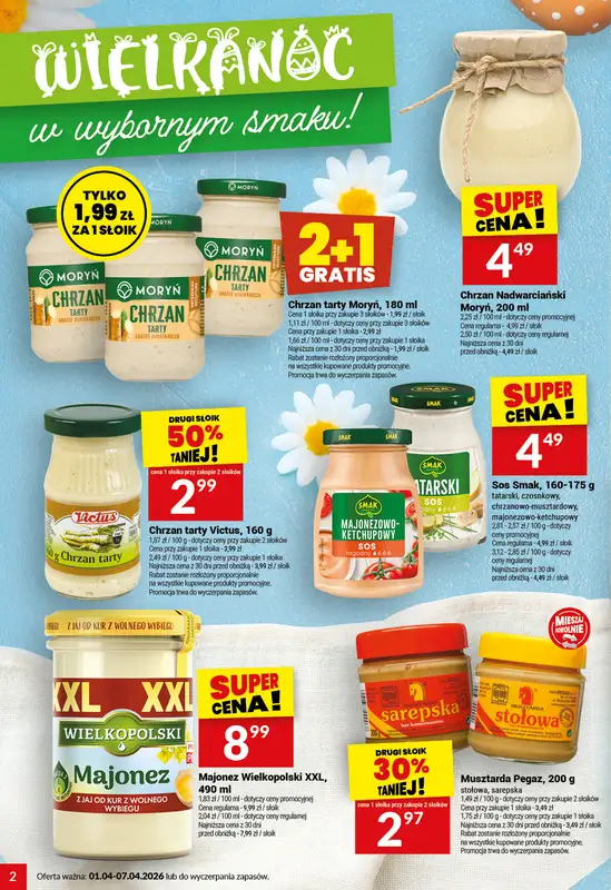 Twój Market - gazetka promocyjna Gazetka od środy 01.04 do wtorku 07.04 - strona 2