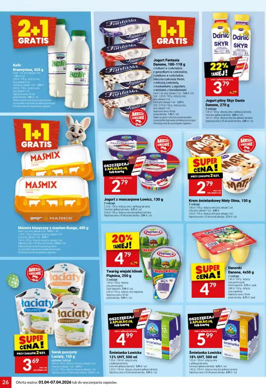 Twój Market - gazetka promocyjna Gazetka od środy 01.04 do wtorku 07.04 - strona 26