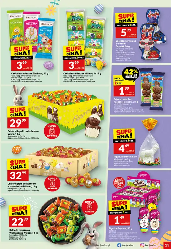 Twój Market - gazetka promocyjna Gazetka od środy 01.04 do wtorku 07.04 - strona 23