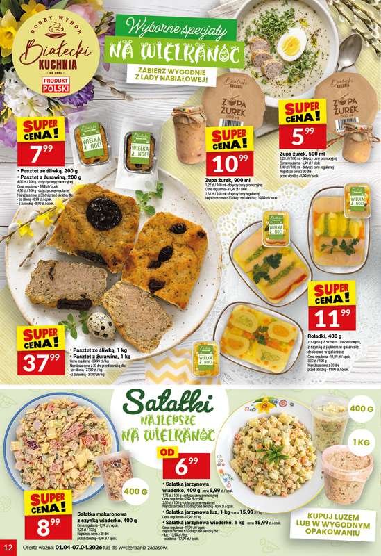 Twój Market - gazetka promocyjna Gazetka od środy 01.04 do wtorku 07.04 - strona 12