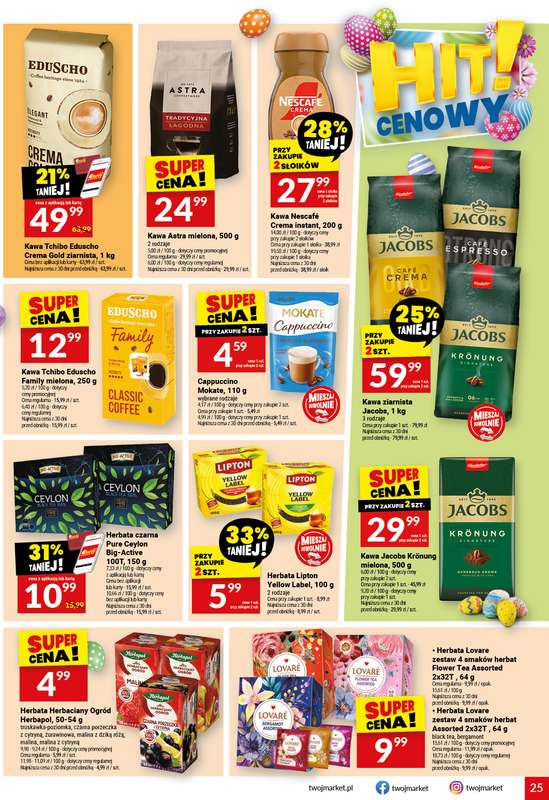 Twój Market - gazetka promocyjna Gazetka od środy 01.04 do wtorku 07.04 - strona 25