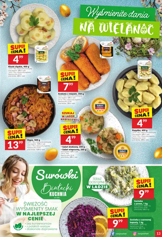 Twój Market - gazetka promocyjna Gazetka od środy 01.04 do wtorku 07.04 - strona 13