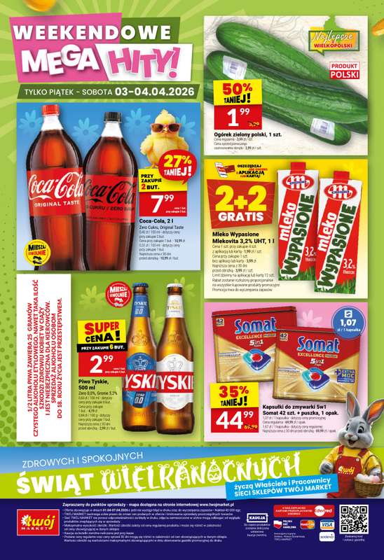 Twój Market - gazetka promocyjna Gazetka od środy 01.04 do wtorku 07.04 - strona 40