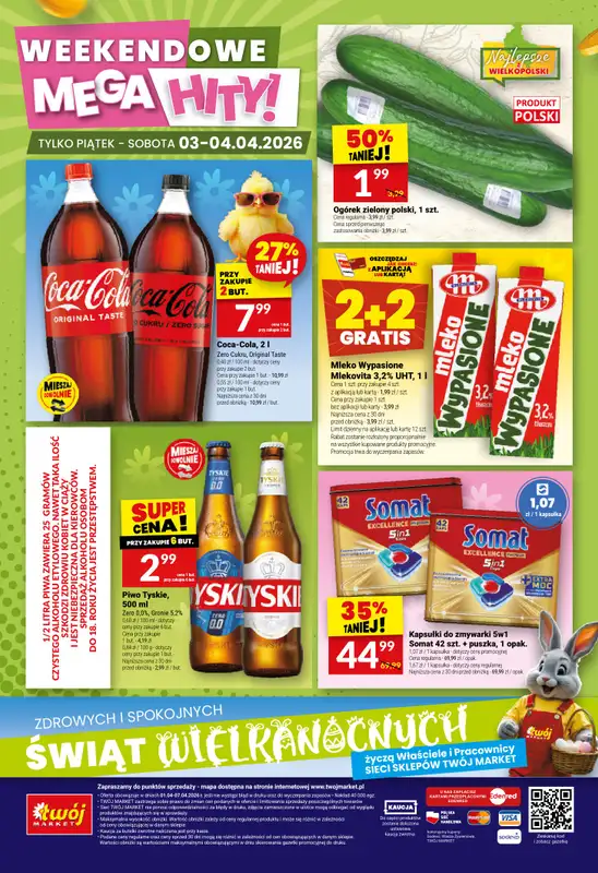 Twój Market - gazetka promocyjna Gazetka od środy 01.04 do wtorku 07.04 - strona 40