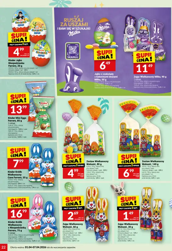 Twój Market - gazetka promocyjna Gazetka od środy 01.04 do wtorku 07.04 - strona 22