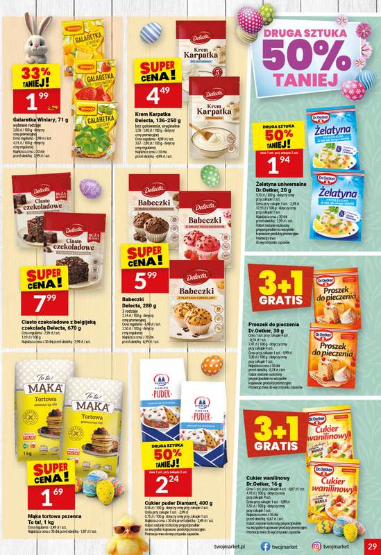 Twój Market - gazetka promocyjna Gazetka od środy 01.04 do wtorku 07.04 - strona 29
